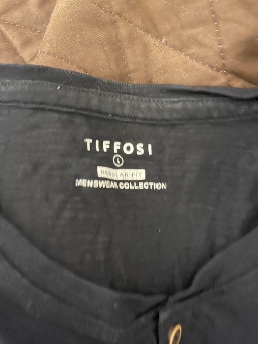 T shirt da tifosi preta