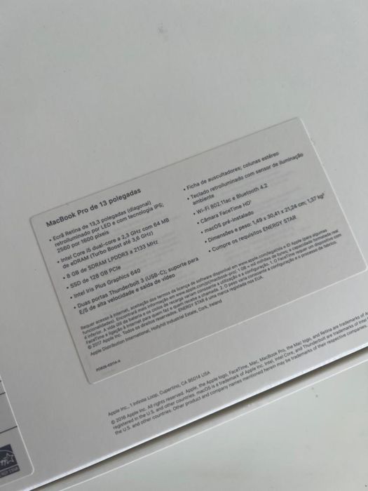 MacBook Pro 13" 2017 i5