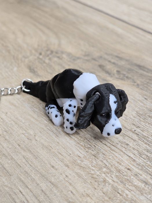 Breloczek Springer Spaniel 3d -Seria Psiaków Brelok Druk3d fidget