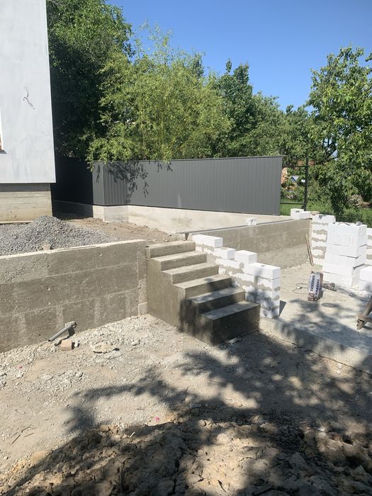 Бетонні роботи. Кладка. Штукатурка