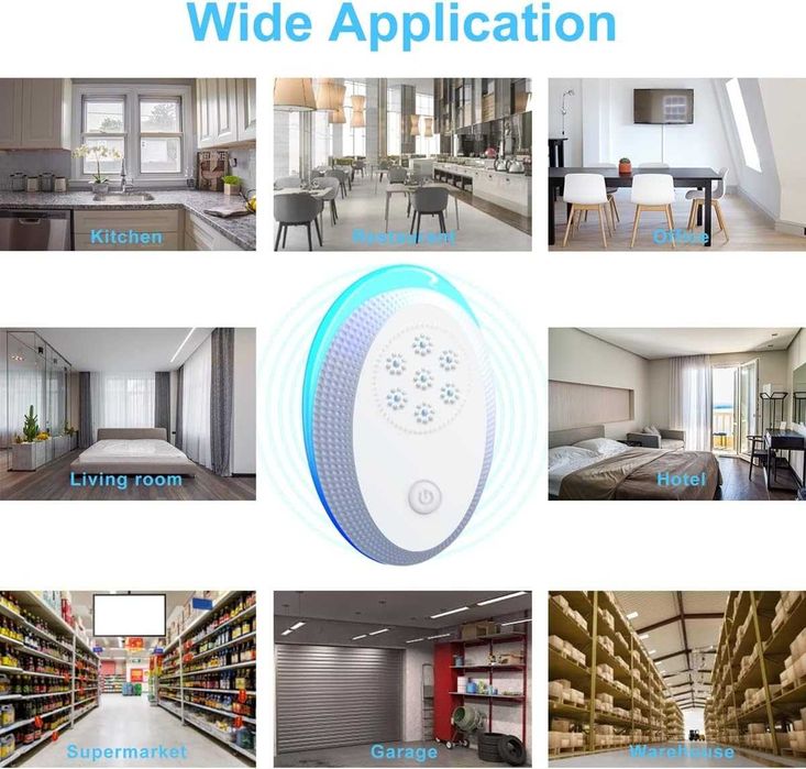 Nowy odstraszacz szkodników / ultradźwiękowy / owady / 4 szt !9183!