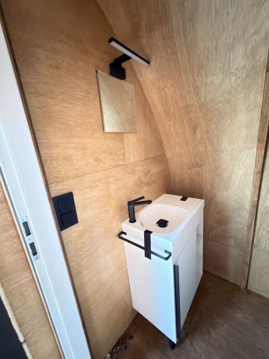 Glamping, domek  mobilny, modułowy, holenderski, tiny house