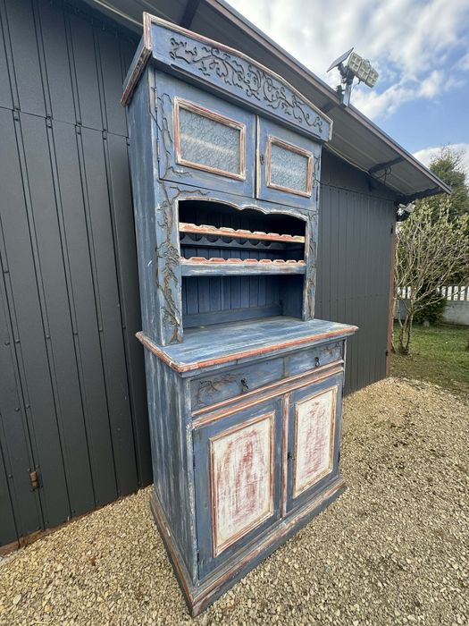 Kredens vintage kuchenny. Drewniany.
