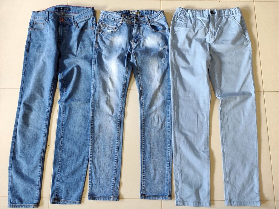 Lote de 3 calças para Rapaz (11-12 anos / 152 cm)