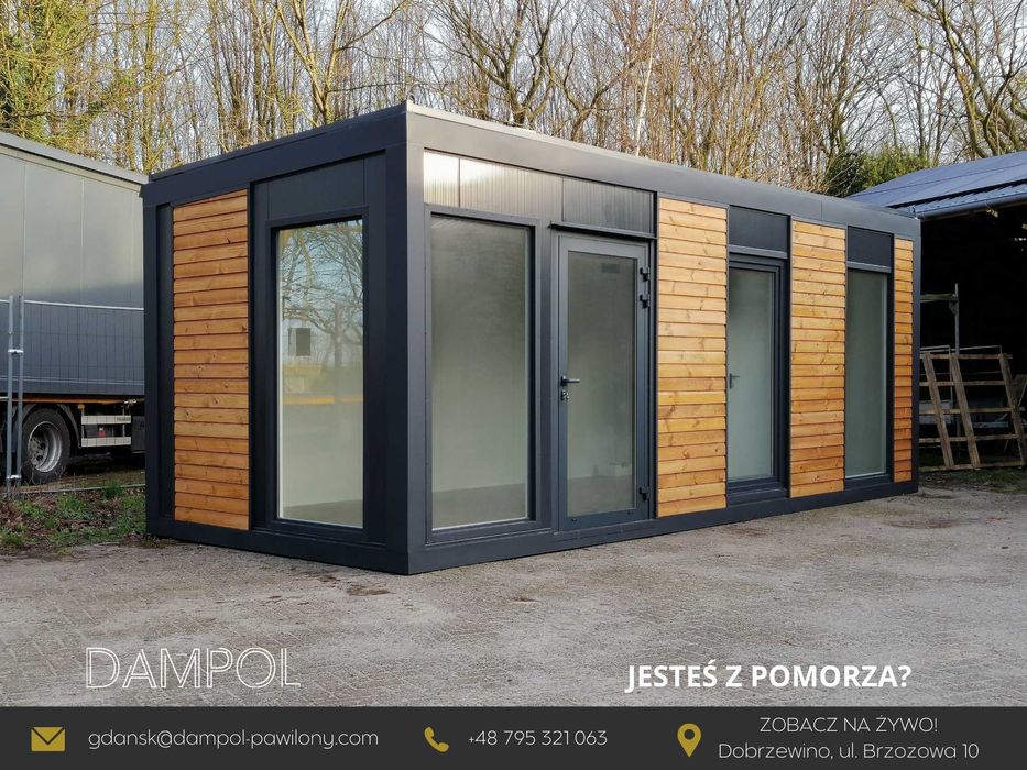 Pawilon handlowy 7x3 21m2 / domek letniskowy, sklep, biuro