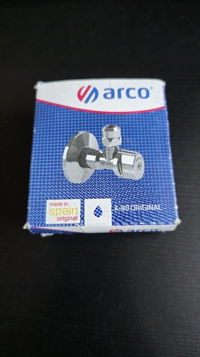 ARCO ZAWÓR KĄTOWY z filtrem antykamień 1/2x3/8