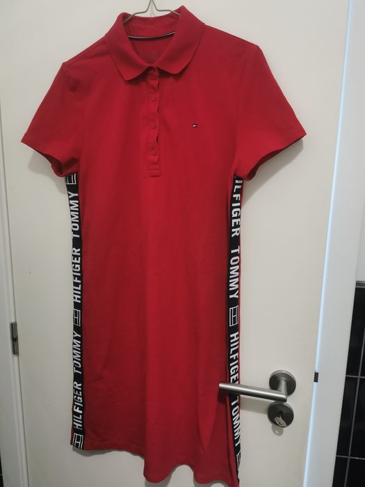Vestido vermelho tommy hilfiger S