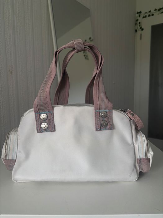Сумка ggl біло-рожева