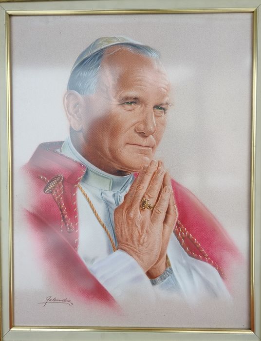 Portret Jana Pawła II – Antonio Galeandro Di Pierro