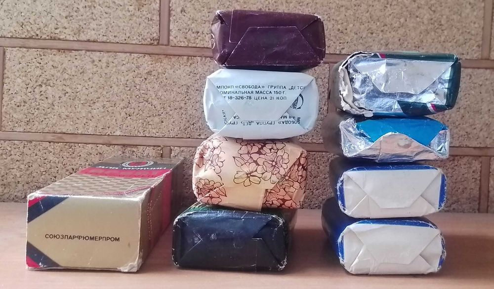 мыло ссср и импортное