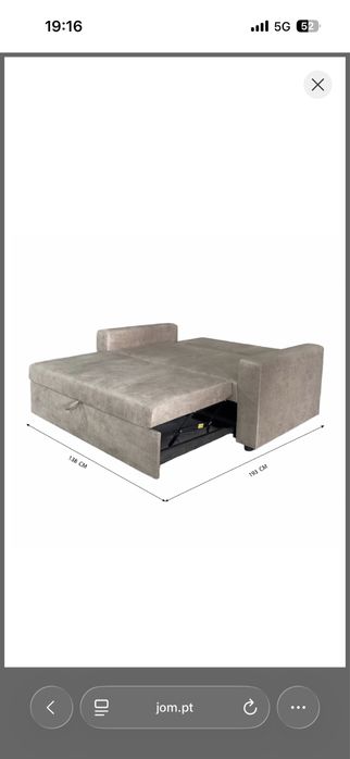 Sofá  Cama de 3 lugares