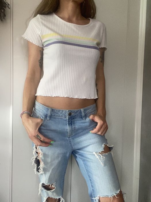 bluzka crop top Primark roz. M/L