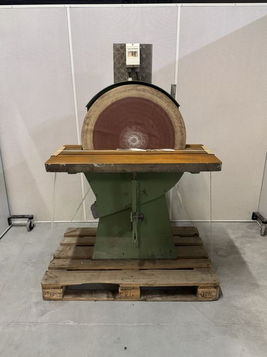 Szlifierka stołowa + 20 tarcz 700 mm Solidna konstrukcja przemysłowa