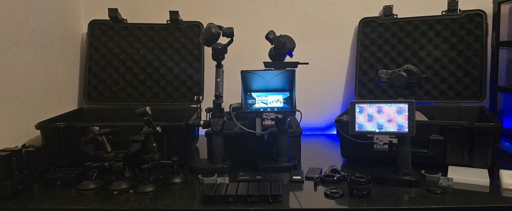 DJI Osmo X5pro + X5ProR + 2 crystalsky + 3 ssd 512G