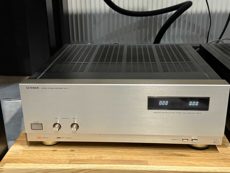 LUXMAN M-03 - japońska końcówka mocy z epoki „golden age Hi-Fi”