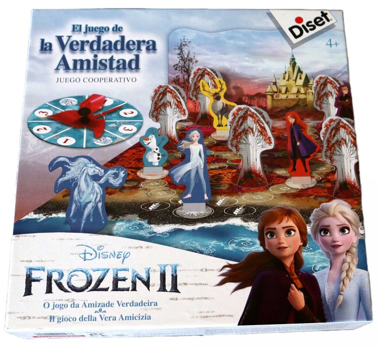 Jogo Tabuleiro: Frozen II, O Jogo da Amizade Verdadeira (Marca Diset)