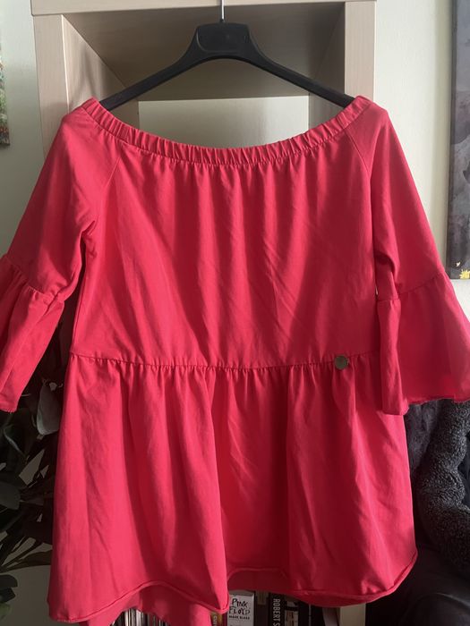 Bluzka malinowa  hiszpanka Megi oversize