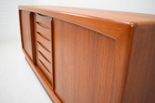 Komoda,sideboard tekowy Dyrlund,duński design,Dania lata70,mid-century