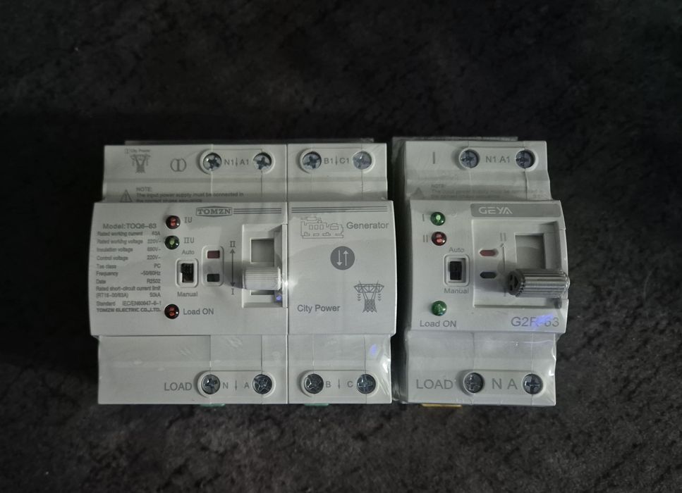 Авр(автоматичний ввід резерву) 4р 63а для підключення інвертора,