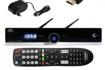 USTYM 4K Pro TWIN UHD dekoder Enigma2 2xSAT  WiFi