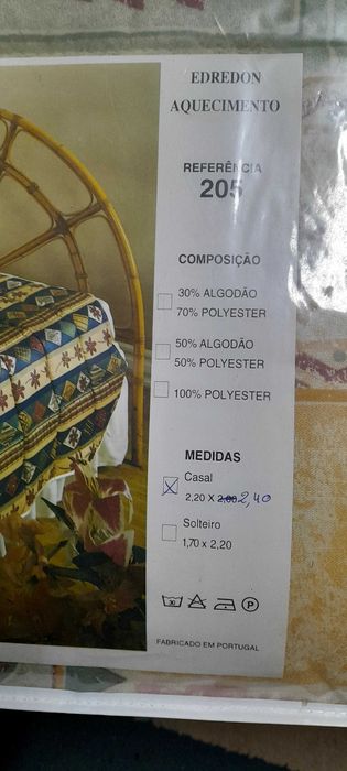 Edredon - colcha de cama de casal  térmica