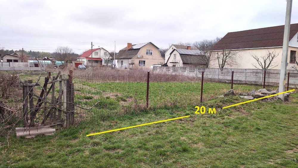 Продам ділянку 6 сот під будівництво поруч сосновий ліс, р. П. Буг