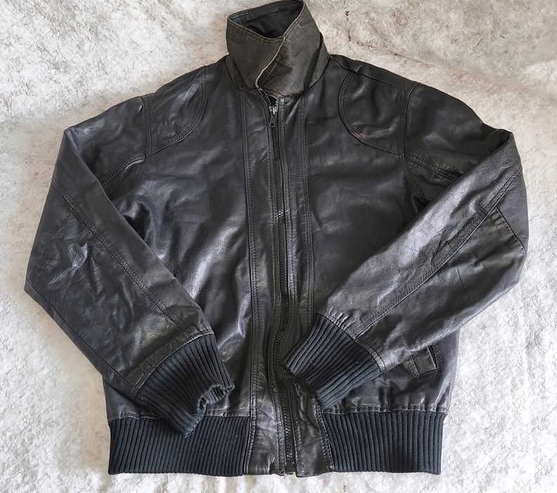 Skórzana kurtka Jack & Jones XXL
