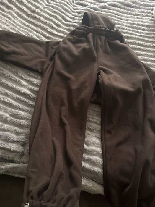 Теплий костюм фліс шоколад