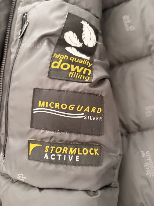 Parka puchowa Jack Wolfskin kurtka zimowa męska