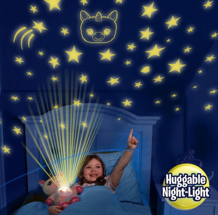 М'яка іграшка-нічник Hug to Light з функцією проєктора.