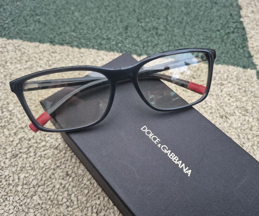 Męskie czarne błyszczące oprawki DG5091 od Dolce & Gabbana!
