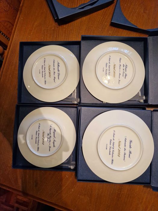 Pratos de natal em porcelana portuguesa das Coleções Philae