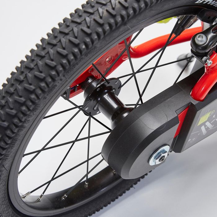 BICICLETA DE CRIANÇA 4-6 ANOS 900 ALU RACING 16 POLEGADAS VERMELHA