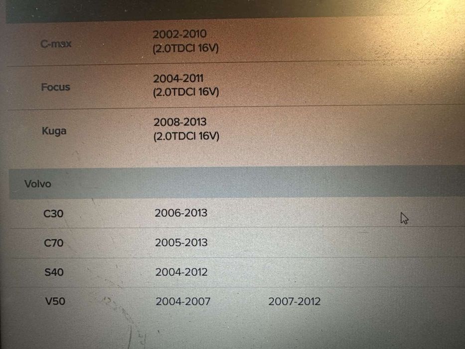 Компрессор кондиционера Ford Focus, C-Max, Volvo V50, Mazda 3