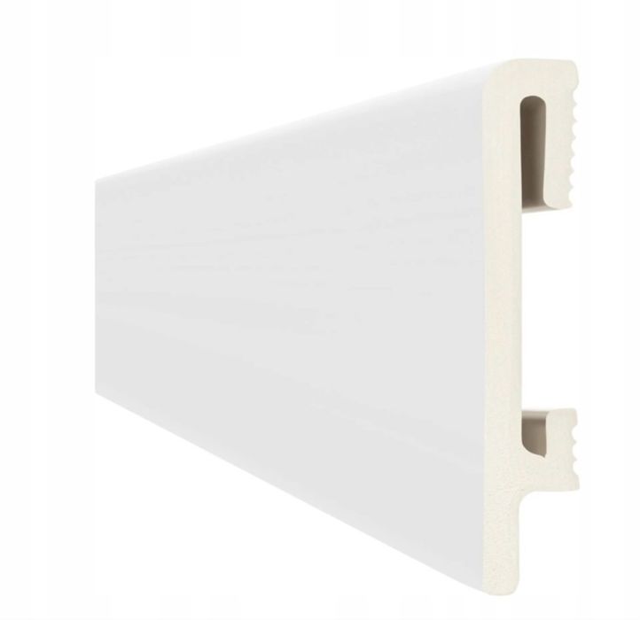 18 szt. - Listwa przypodłogowa biała prosta DuroFit PF100 wysoka 10cm MARDOM DECOR
