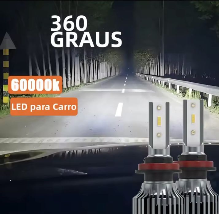 Luzes LED H7 carro