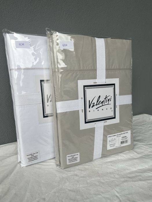 Lençois algodão percal valentini