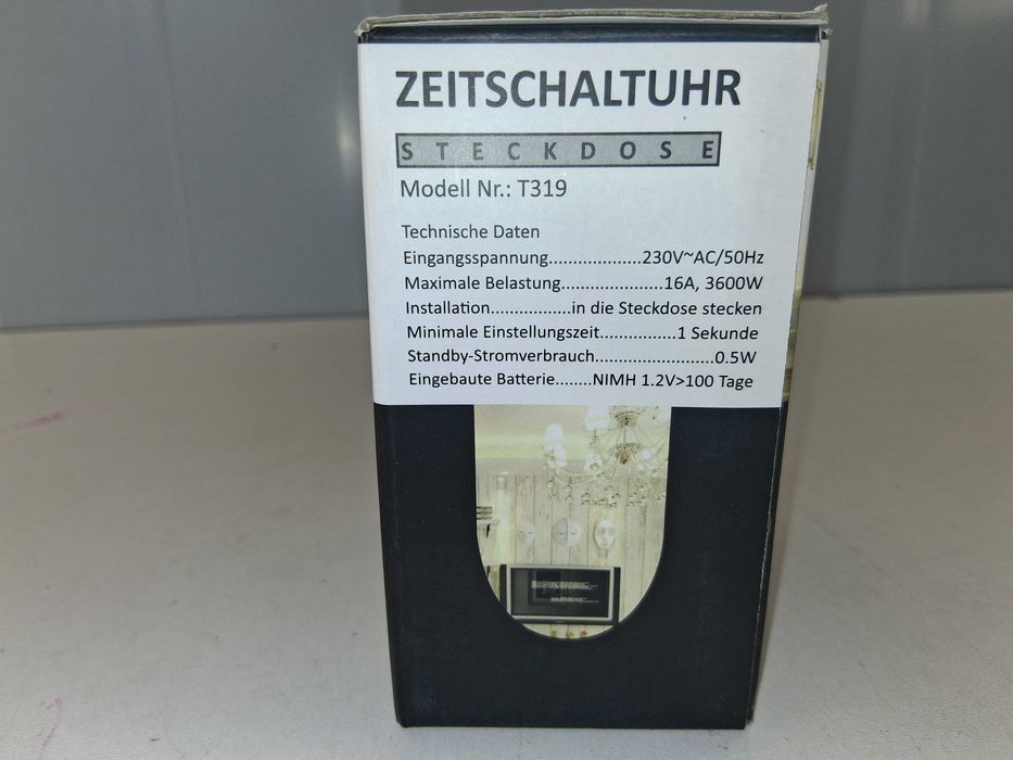 L041 Programator Czasowy Cyfrowy Gniazdko T319 Novkit