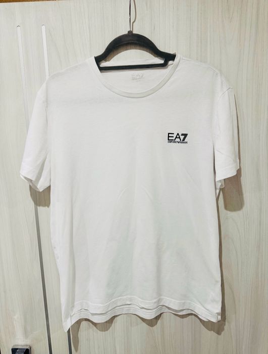 T-shirt koszulka męska biała gładka Emporio Armani L/XL