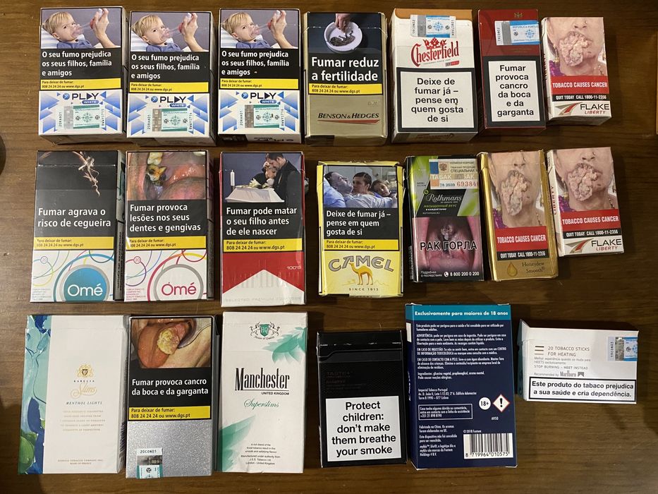 Caixas de tobaco colecçao particular algumas vazias outras nao