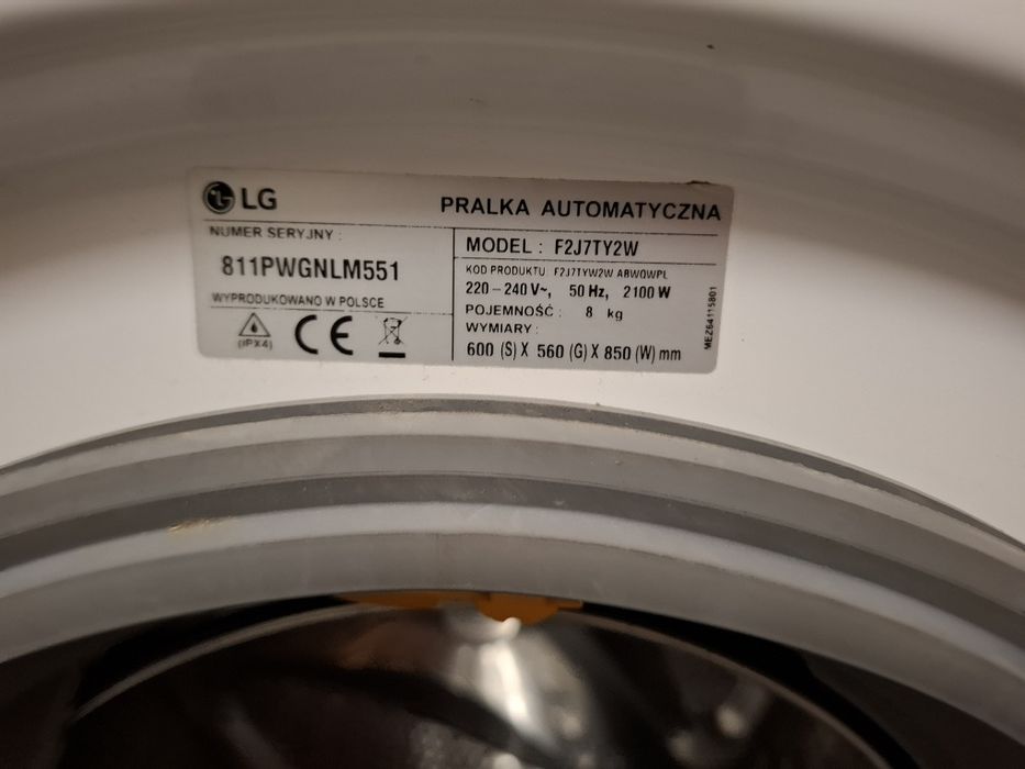 Pralka LG F2J7TY2W