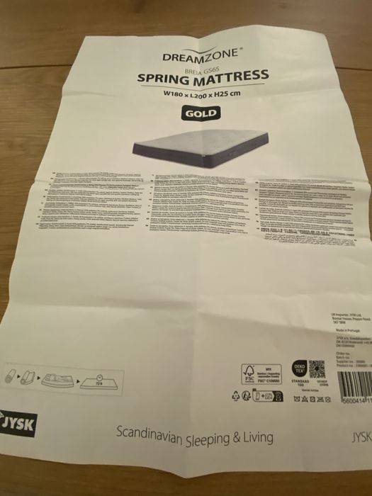 Colchao Dreamzone Breia GS65 Gold 180x200x25 emma pikolim molaflex