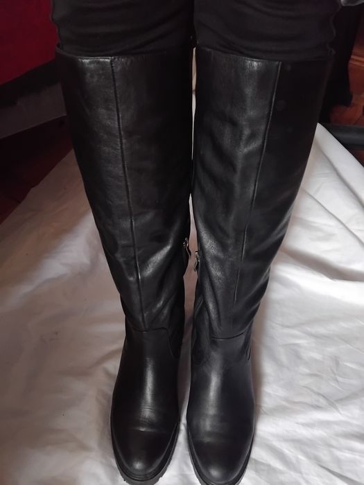 Кожаные сапоги Attizzare