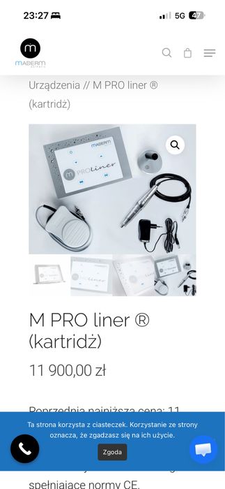 Makijaż permanentny maderm maszyna do makijażu m pro liner