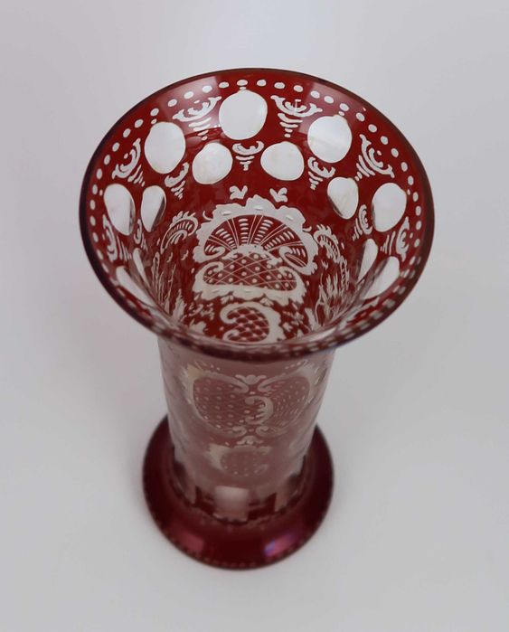 Jarra em vidro Bohemian - 21 cm