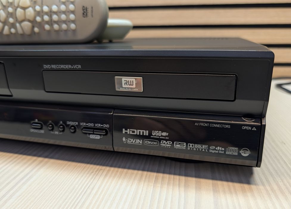 TEVION MD81664 #Nagrywarka DVD VHS #6HD #HDMI #USB #DV #PL Menu #DivX #Pilot #Przegrywanie VHS na DVD