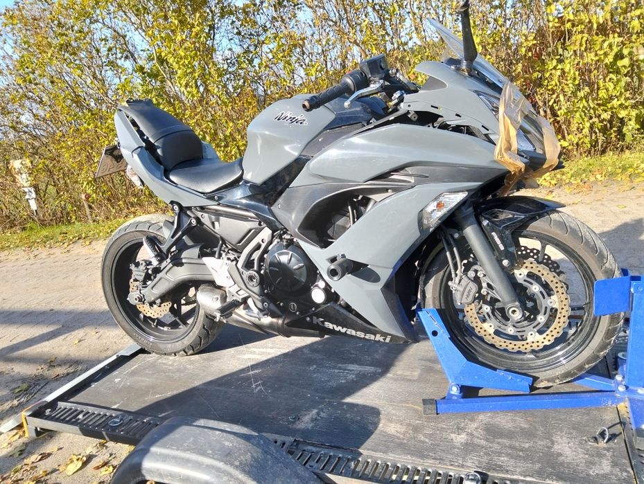 Kawasaki ninja zx6r ex650, 2017 silnik  sprawny 16k przebieg A2 POLSKA