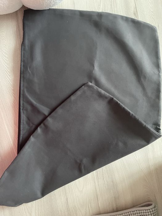 Ciemnoszare pokrycie sofy Soderhamn Ikea duza poducha