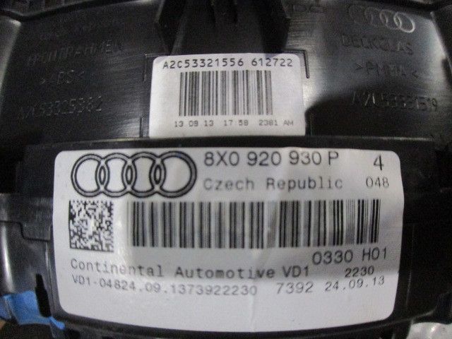 Quadrante / painel de instrumentos AUDI A1 Sportback (8XA, 8XF)