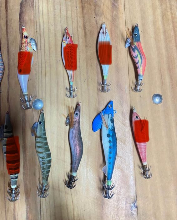 Iscos de pesca de choco